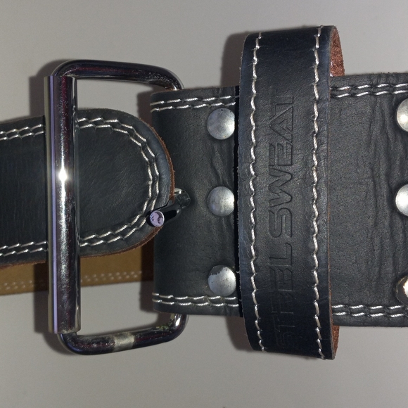 MEDIUM POWER LIFTING BELT 4" WIDE - Picture 3 of 4